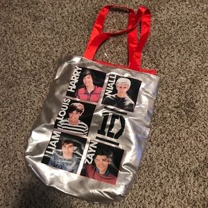 Shiny one direction tote bag